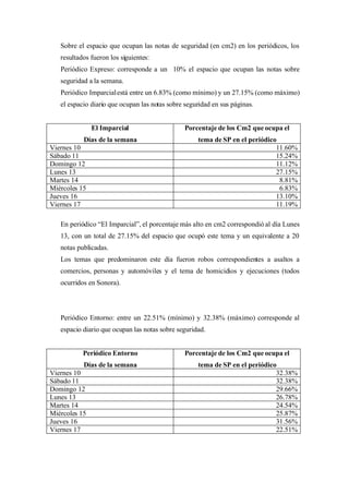 AnáLisis Seguridad PúBlica Hermosillo