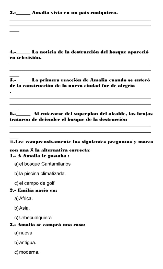 Análisis amalia amelia y emilia