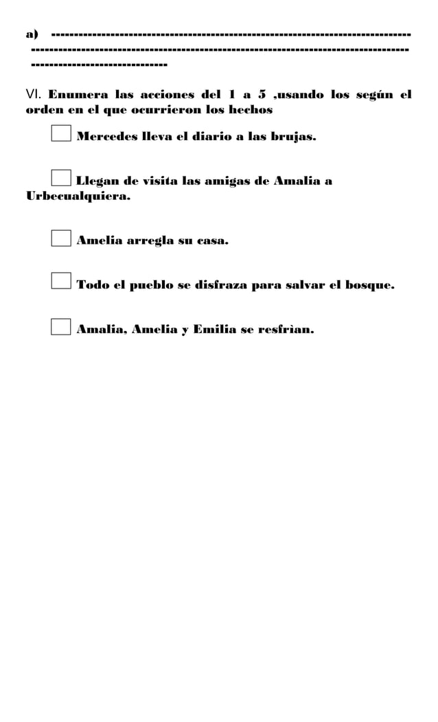 Análisis amalia amelia y emilia