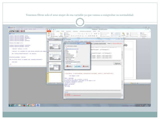 Tenemos filtrar solo el sexo mujer de esa variable ya que vamos a comprobar su normalidad.
 