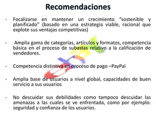 Una experiencia intuitiva del usuario, dispuesta por temas y totalmente automatizada. (Rapidez en el proceso de compra).Las Fuerzas que están Operando el Microambiente Las nuevas capacidades y aplicaciones en Internet. 