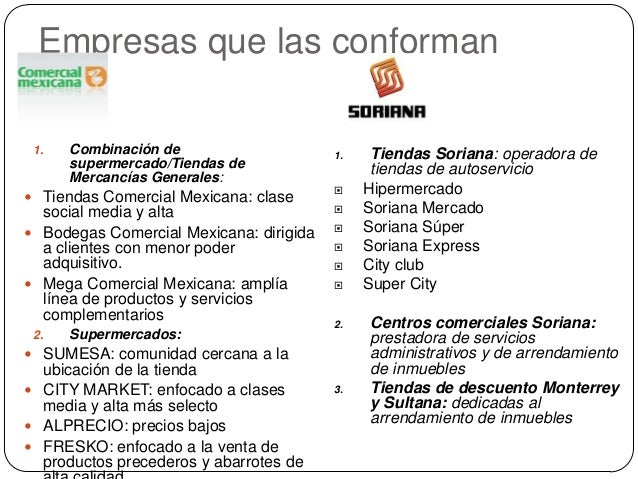 Análisis comercial mexicana vs soriana Análisis comercial mexicana vs soriana