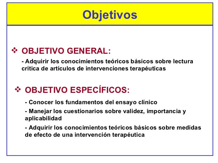 Análisis crítico de un ensayo clinico