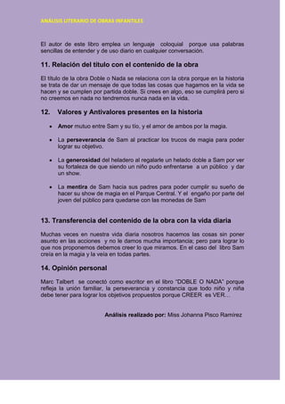 AnáLisis De 7mo Doble O Nada