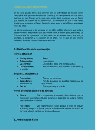 AnáLisis De 7mo El Rey De Katoren