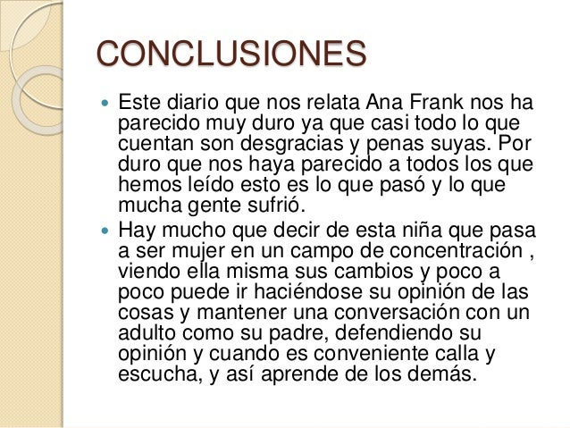 Análisis de ana frank