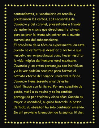 Análisis de diles que no me maten