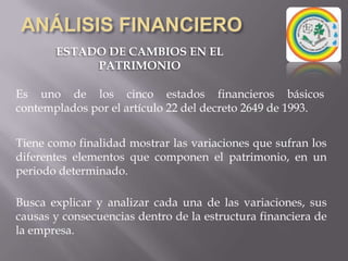 ANÁLISIS FINANCIEROINDICADORES FINANCIEROSO RAZONES FINANCIERASINDICADORES DE RENTABILIDADMargen Neto de Utilidad :Relaciona la utilidad líquida con el nivel de las ventas netas. Mide el porcentaje de cada UM de ventas que queda después de que todos los gastos, incluyendo los impuestos, han sido deducidos.Esto quiere decir que en el respectivo año por cada PESO que vendió la empresa, obtuvo una utilidad de “?”%. 