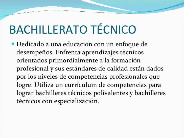 Análisis del bachillerato general unificado.une