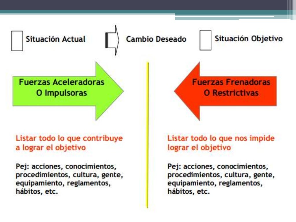 Análisis del campo de fuerzas