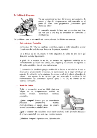 Análisis del consumidor en el punto de venta | DOCX