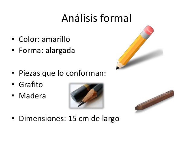 Resultado de imagen para analisis morfologico deL LAPIZ
