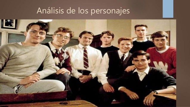Análisis de los personajes de la película sociedad de los poetas muer…