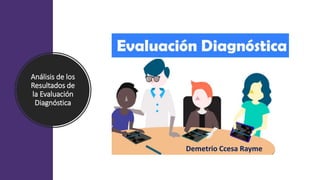 Análisis de los
Resultados de
la Evaluación
Diagnóstica
Demetrio Ccesa Rayme
 