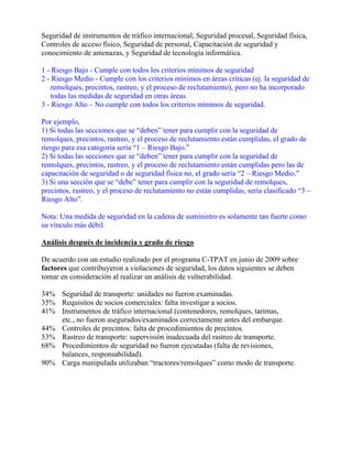 Guía Completa para el Análisis de Riesgos en C-TPAT en 5 Pasos | PDF