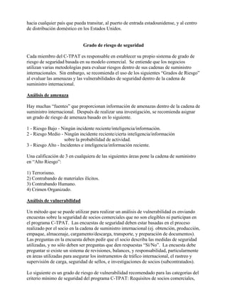 Guía Completa para el Análisis de Riesgos en C-TPAT en 5 Pasos | PDF