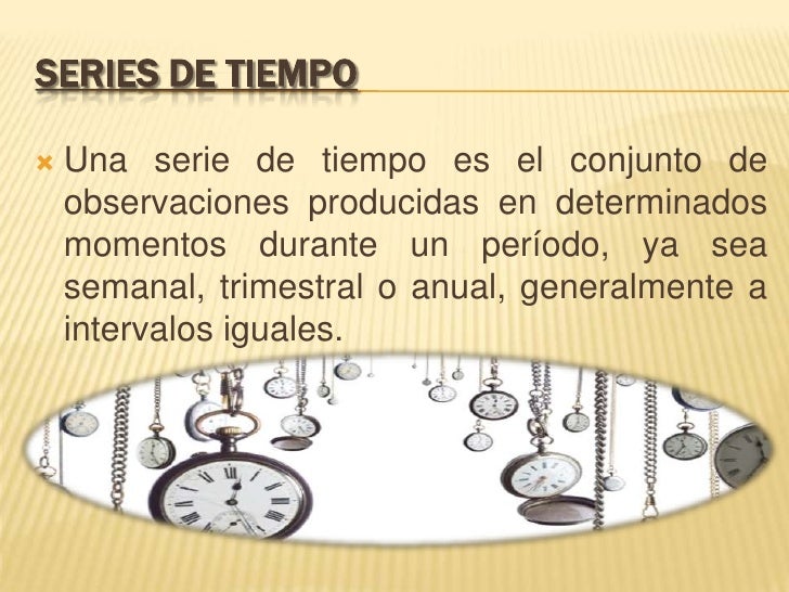 Análisis de series de tiempo