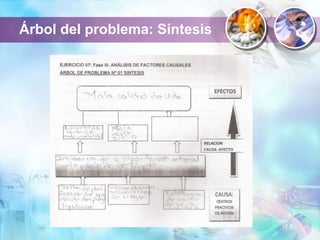Árbol del problema: Síntesis
 