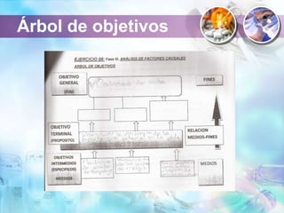 Árbol de objetivos
 