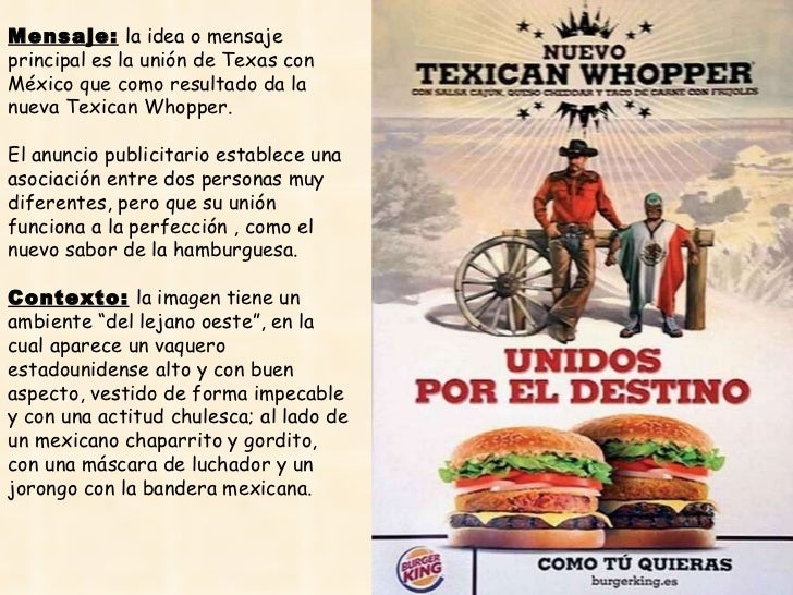 Analisis De Texican Whopper