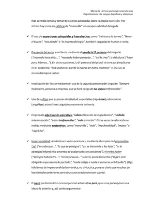 María de la Concepción ÁlvarezLebredo
Departamento de Lengua Española y Literatura
más sentidocomúnytomar decisionesadecua...