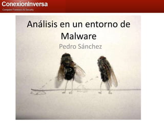 Análisis en un entorno de Malware Pedro Sánchez 