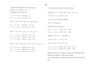 Como primera interacción puede suponerse que
Del paso 4-a, se obtuvo l: ¡ú_j = - 15
Sustituyendo en la ecuación (l)
"
;,z m1z 0,415(-151 6,22
1-3 m13 - o,085l-151 1,27
Nudo 2 l: mj{ = 6,22; l: uij = - 15 (P~o~ 4,6 y 4.a)
2-1
2-4
Nudo
3-1
3-4
3-5
----mz1 - 0,4/15{_6,22- 15) = 3,64
0,085 l6,22- 15) = 0.74
3 l: mji = 7,27,: l: uij = - 15 - 17,5 = - 32,5
m, 0,062(1 ,27 - 32,5) 1,93
m,. = - 0,376(1,27 - 32; 5) 11.74
mas 0;062{1,27 32. 5) = 1.93
Nudo 4 l.: mji = (11~74 .¡. 1!,74) = 12,48; ¡; uij - 15- 35 =-50
0,055(]2,48 - 50) = 2,06
--~-m"' - 0,335(12,48 50) = 12,56
O,JJOU2,48 50) = 4,12
125
e) Se calcula la contribución lineal transversal.
Entrepiso 1 uij (F,V.L,U.Vh./3 + l: (núj + mj{)) -- (2)
l: m{j =mas+ m"'= 1,93 + 4,12 6,05
¡; mji = Opor ser el primer entrepiso
Vh/3 = 35 (del paso 3)
Sustituyendo en la ecuación (2)
3-5---- u35 0,5l35 t 6'05l = 20,52
4-6 - - - - )146 - 1,1!(35 + 6, 05)_ = 41' 05
Entrepiso 2 Vh/3 = 20 (del paso 3)
¡; mij = m1 , + mz, 1,27 + 0,74 2,01
l: mjZ = m, 1 + m,z 1,93 .¡. 2,06 3,29
1-3----1113 0,75[20 + 2,01 .¡. 3,99l = - 19.50
2-4 ----1-lz.. - 0,15(20 + 2,01 .¡. 3,99) = - 19,50
Después de este paso, se regresa a calcular las rtU_j siguiendo nueva-
mente toda la secuela de cálculo antes expuesta.
Los momentos finales se calculan aplicando la fórmula (3); por ejem-
plo:
 