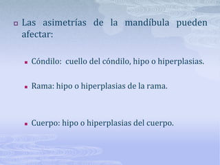 Para utilizarla se hacen tres puntos de la línea media:Glabela.Línea mediainterincisal superior.Mentón.Evalúa desviaciones de todas las estructuras.
