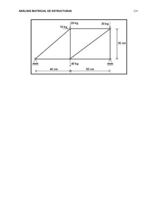 ANÁLISIS MATRICIAL DE ESTRUCTURAS 539
 