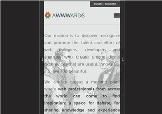 Análisis pantalla meizu m8 awwwards presentación