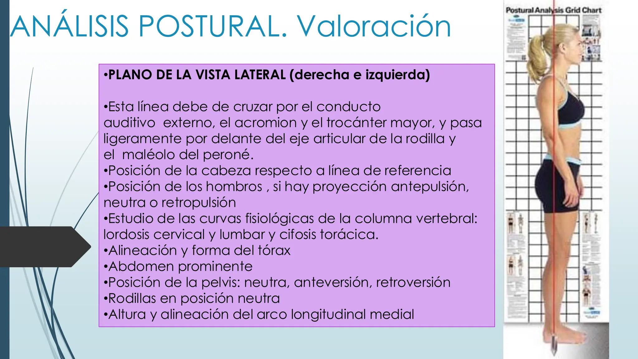 Análisis Postural para uso en fisioterapia | PPT