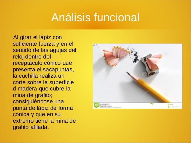 Resultado de imagen para ANALISIS FUNCIONAL DEL LAPIZ