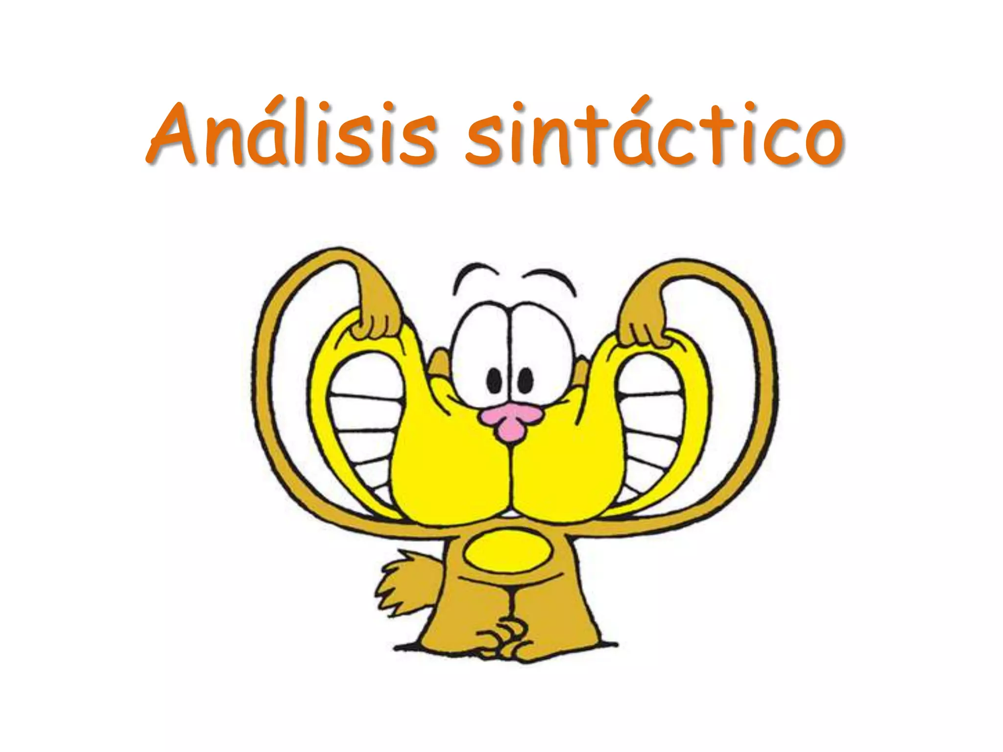 Análisis sintáctico