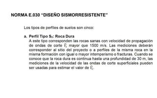 NORMA E.030 “DISEÑO SISMORRESISTENTE”
 