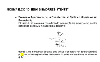 NORMA E.030 “DISEÑO SISMORRESISTENTE”
 