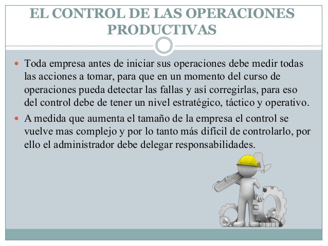 Análisis y control de operaciones