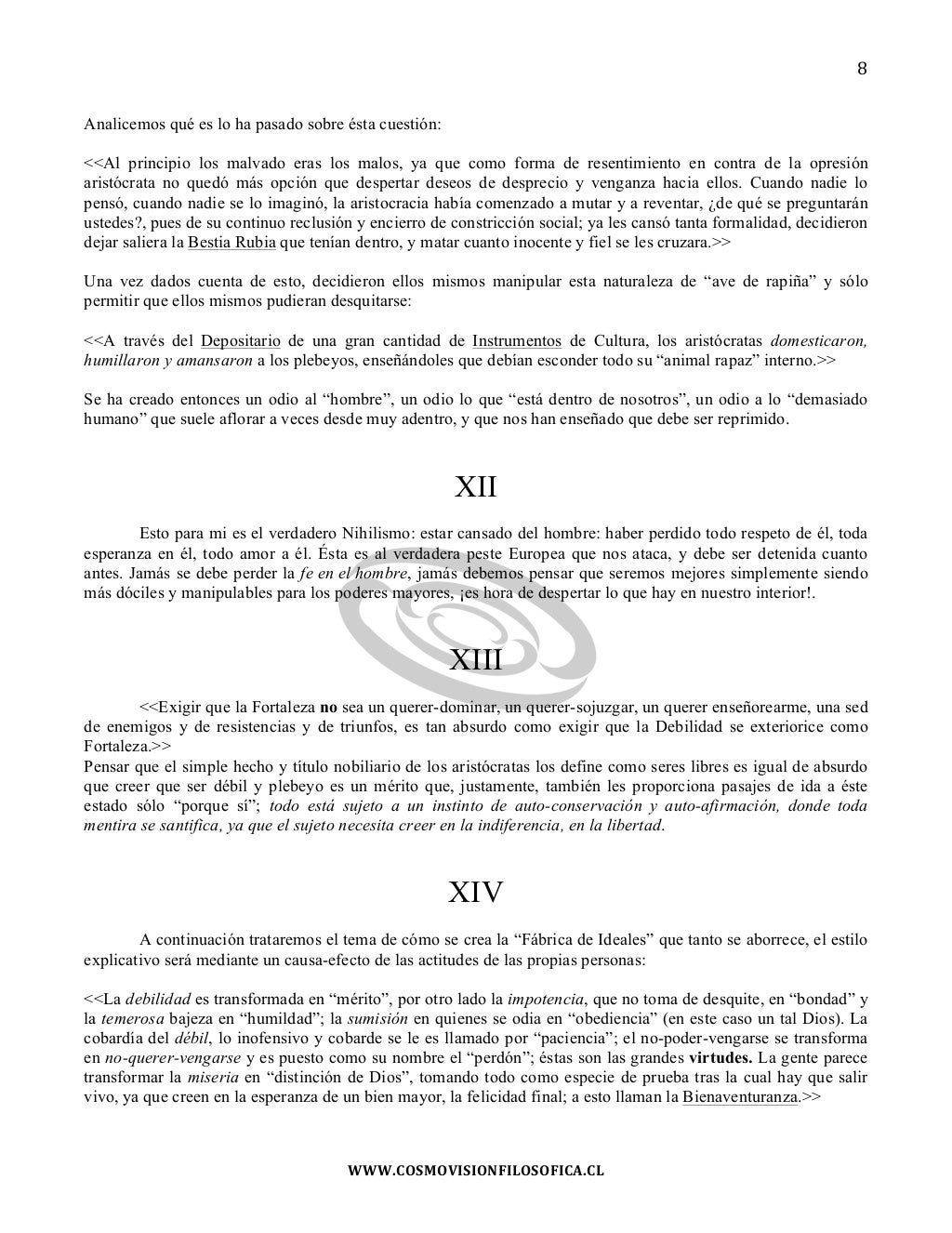 Análisis y síntesis Genealogía de la Moral, Friedrich