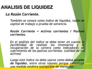 Análsis financiero | PPT