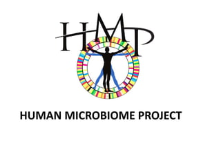 HUMAN MICROBIOME PROJECT 
 