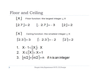 Floor and CeilingFloor and Ceiling
 