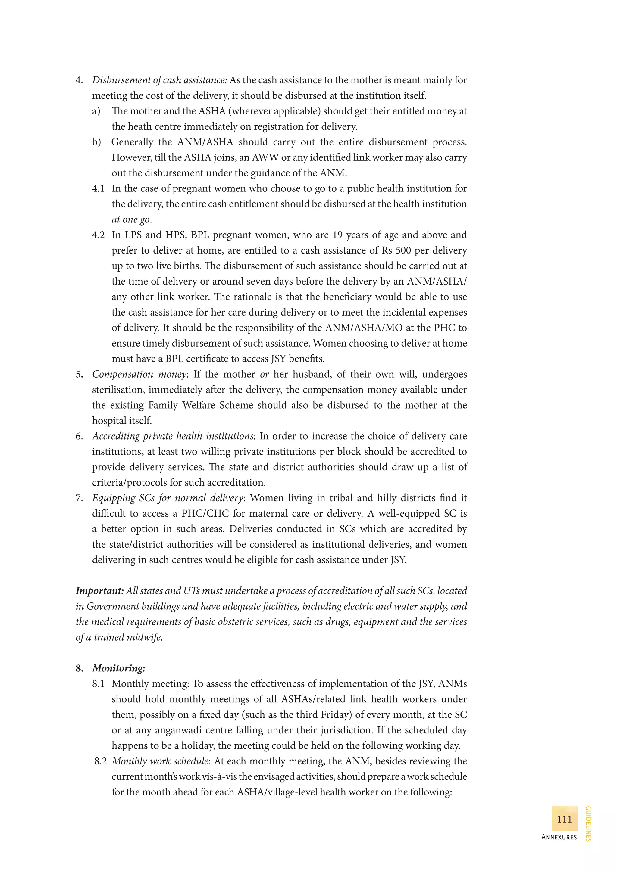 Guidelines for antenatal care and skilled attendance at birth by ANMs ...