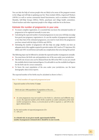 Guidelines for antenatal care and skilled attendance at birth by ANMs ...