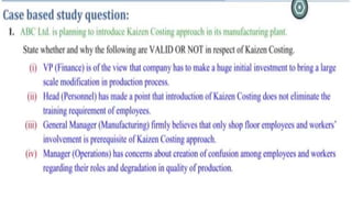 KAIZEN COSTING