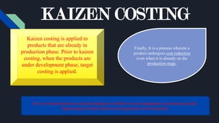 KAIZEN COSTING