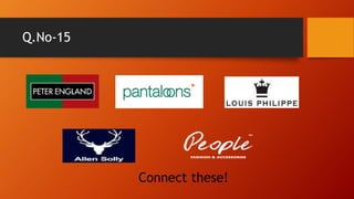 Q.No-15
Connect these!
 