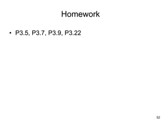 Homework

• P3.5, P3.7, P3.9, P3.22




                             52
 