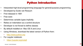 ANN-Lecture2-Python Startup.pptx