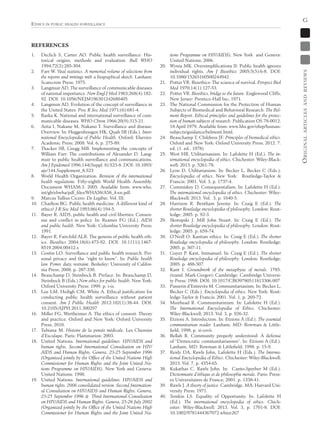 Ethics in public health surveillance | PDF