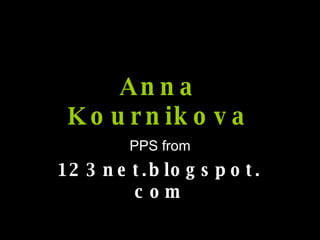 Anna Kournikova PPS from 123net.blogspot.com 