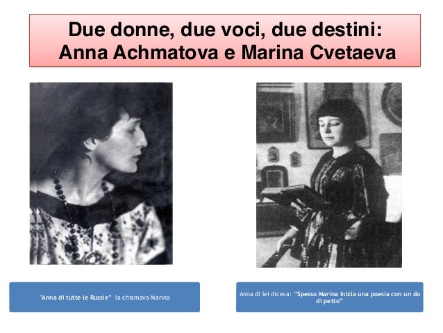 Anna Achmatova Marina Cvetaeva